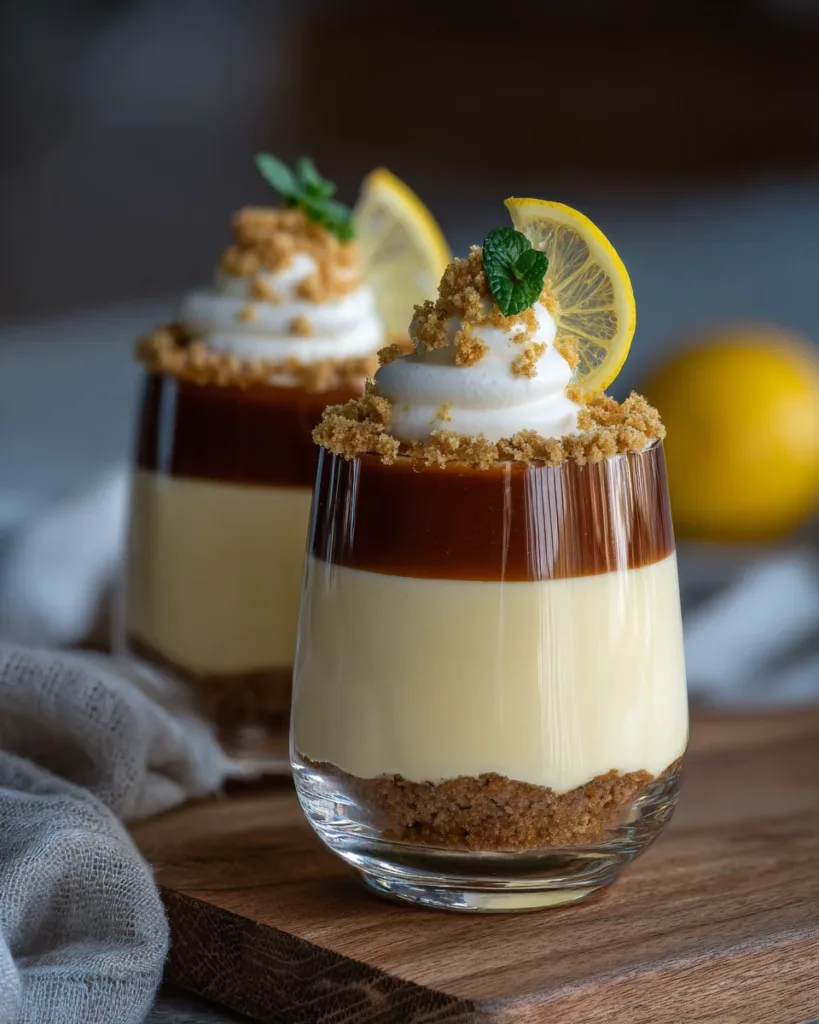 Yuzu & White Chocolate Mousse Parfaits