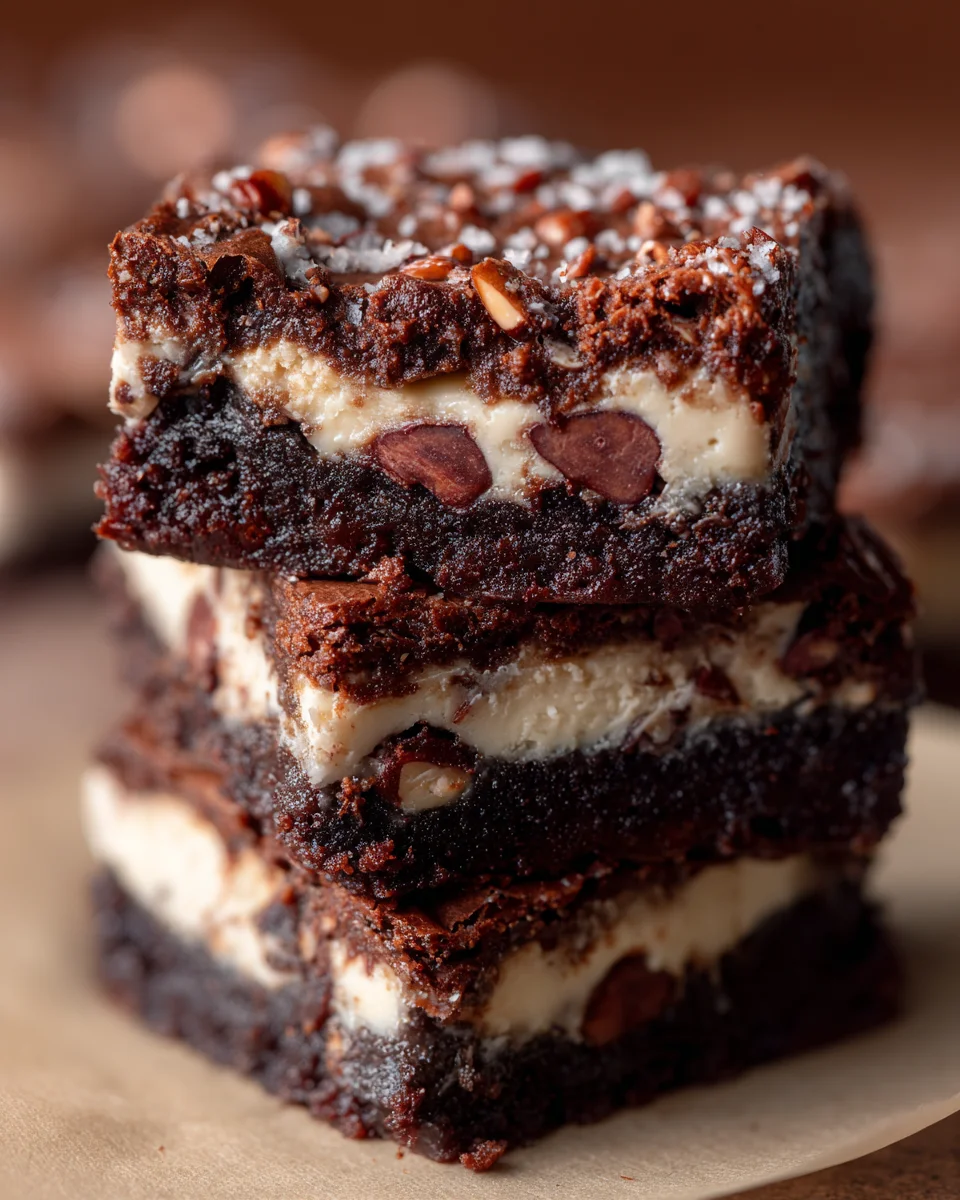 Almond Joy Fudge Brownie Bars