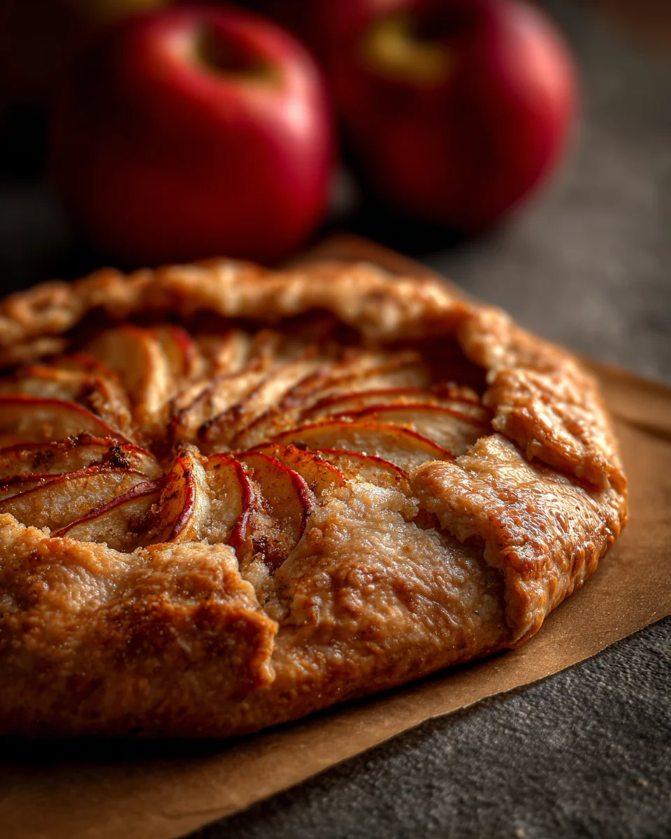 Apple Cheddar Rustic Galette