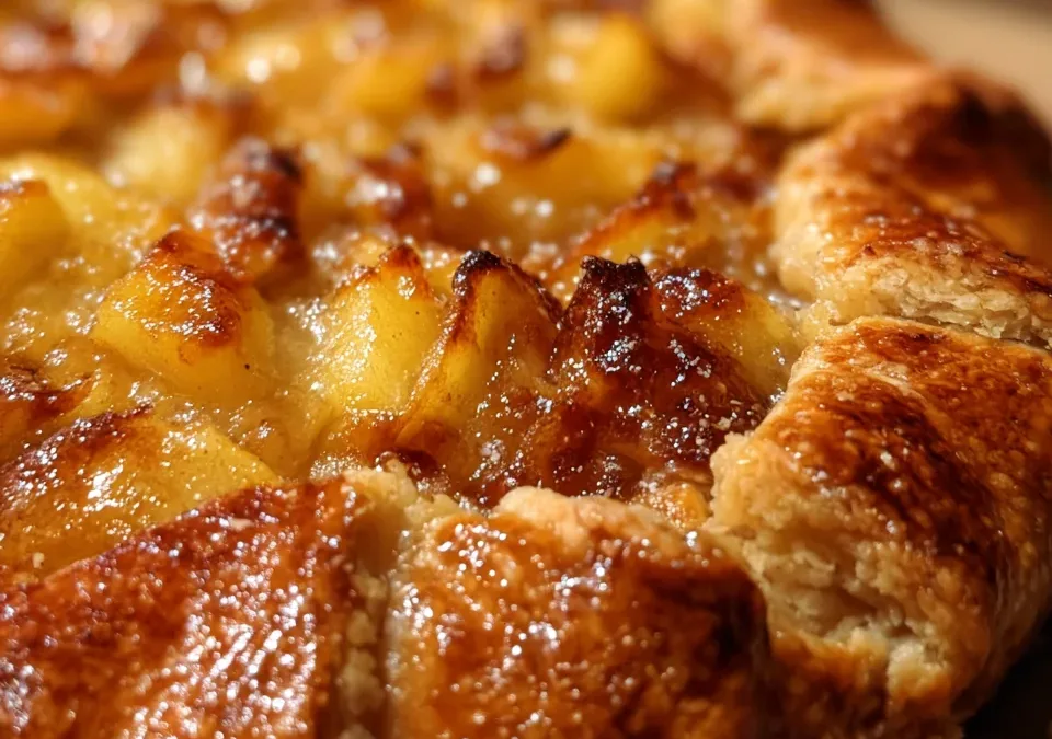 Apple Cheddar Rustic Galette