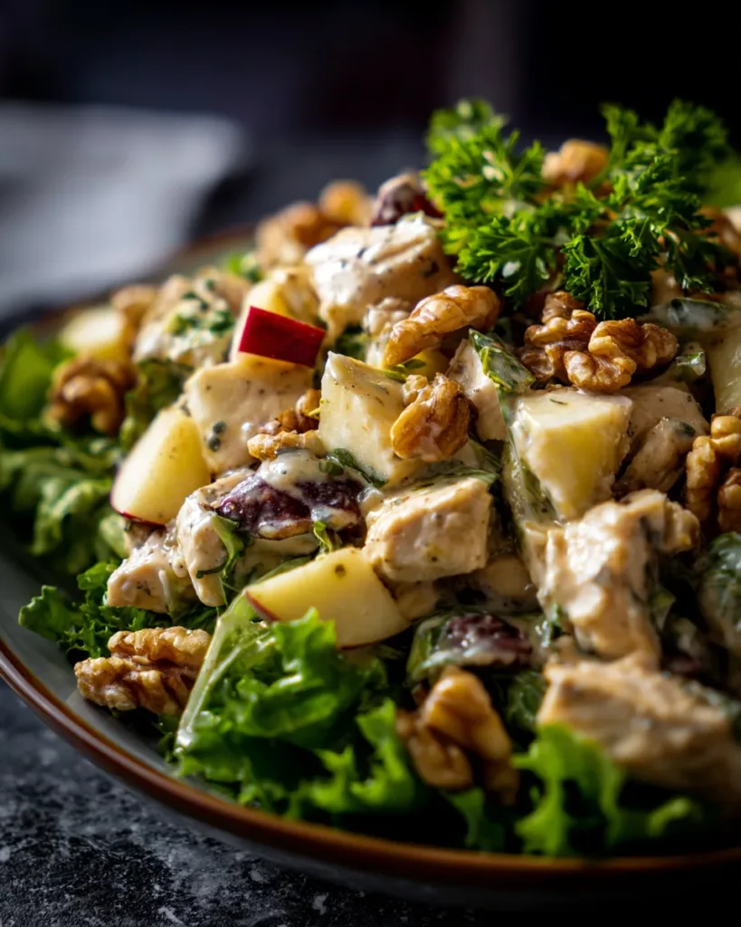Apple Walnut Chicken Salad