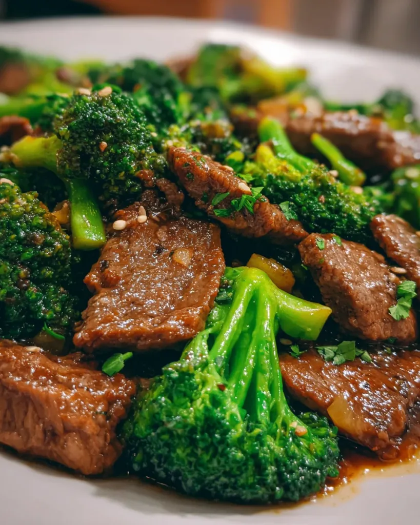 Beef Stir-Fry with Broccoli and Ginger Soy Sauce