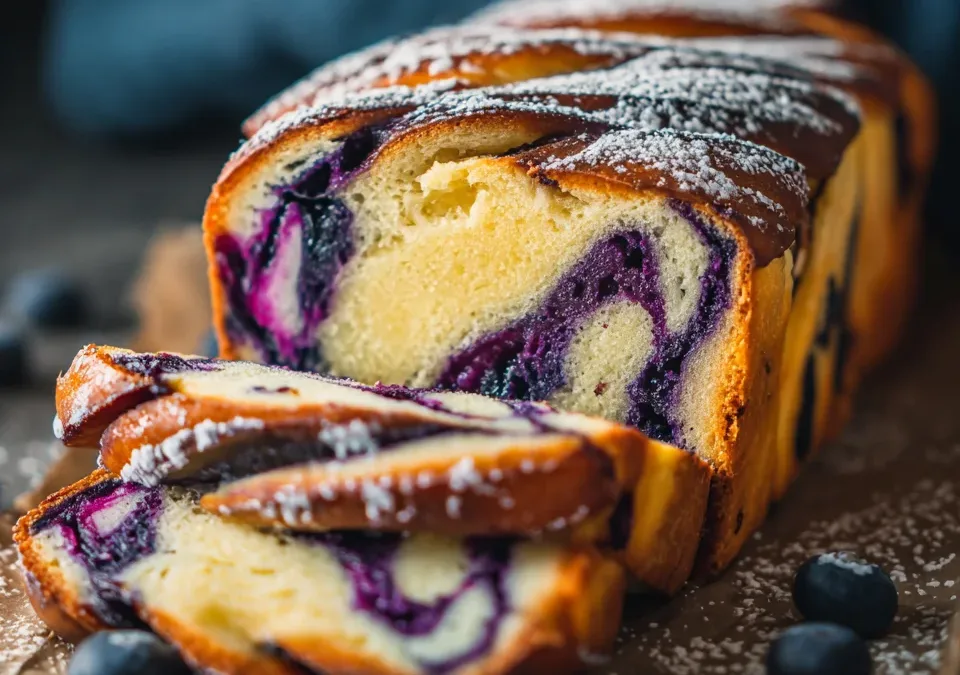 Blueberry Lemon Cream Cheese Babka