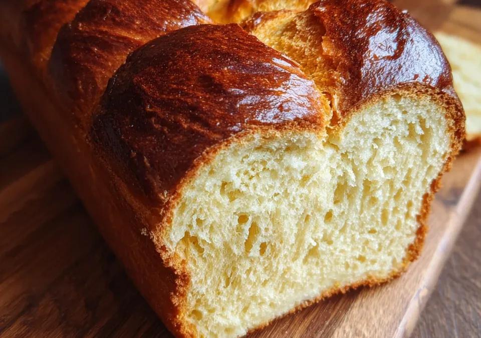 Cardamom Orange Brioche Loaf