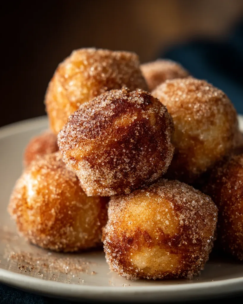 Cinnamon Sugar Churro Donut Holes