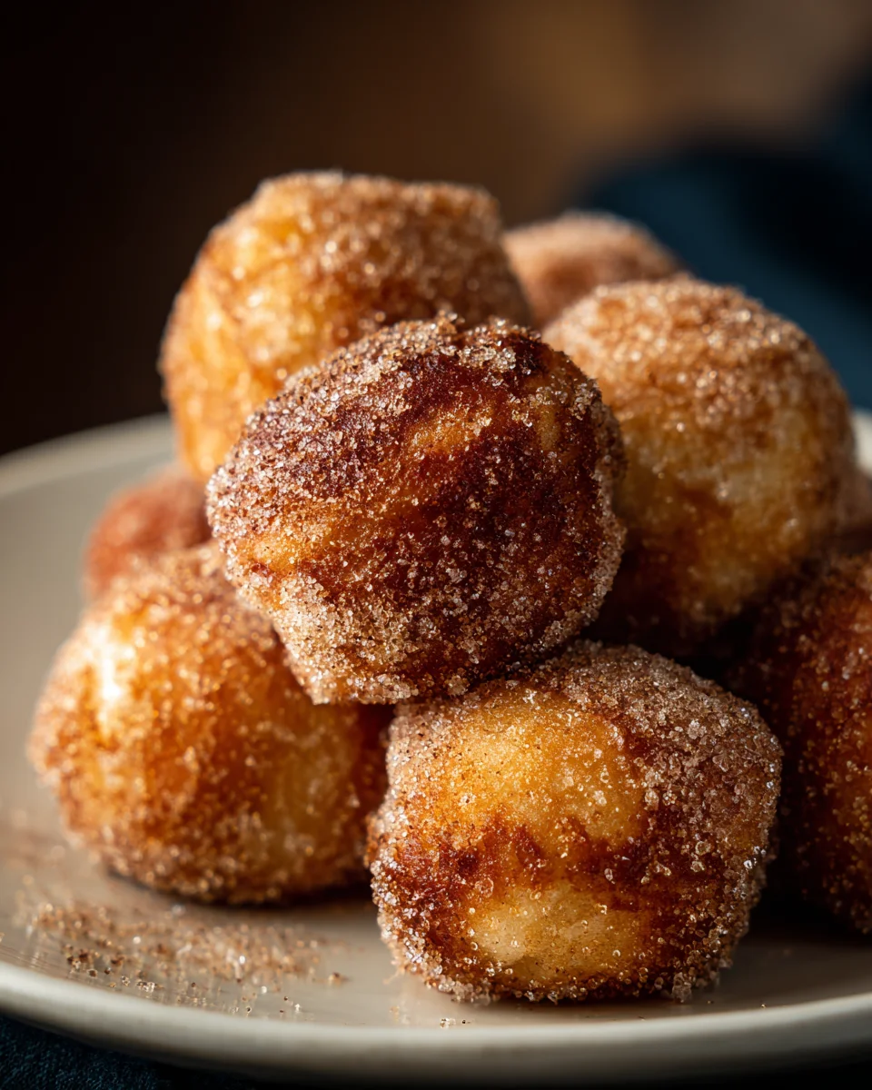 Cinnamon Sugar Churro Donut Holes