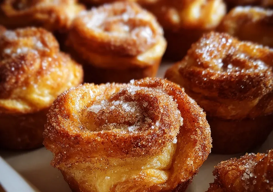 Cinnamon Sugar Cruffins