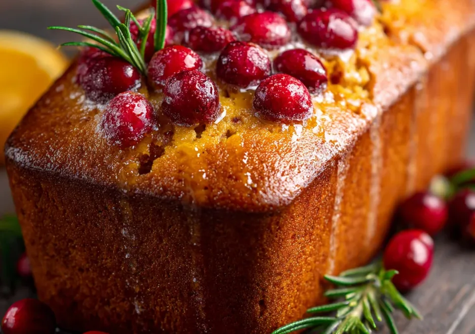 Cranberry Orange Tea Cake