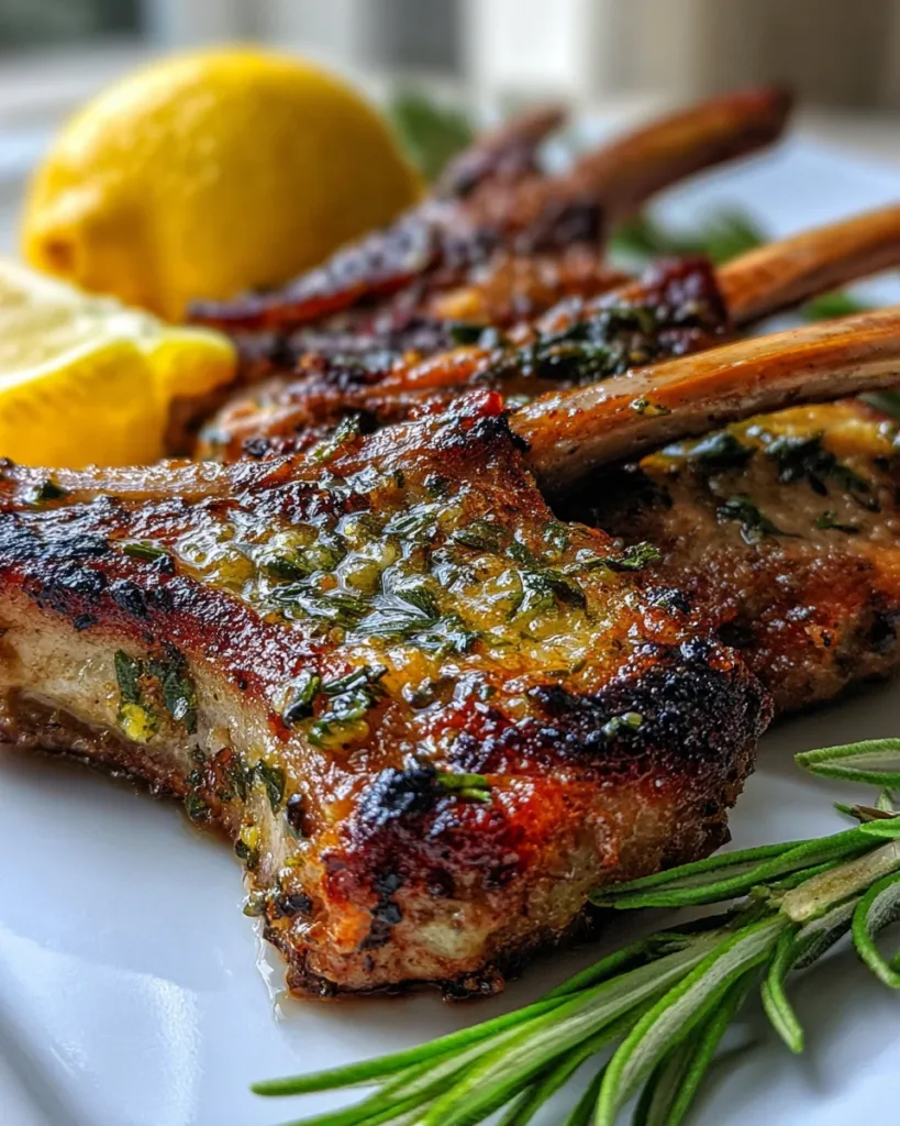 Easter Lemon Herb Lamb Chops