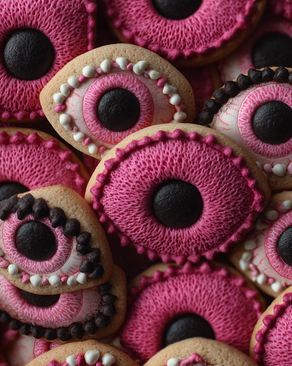 Halloween Monster Eye Cookies