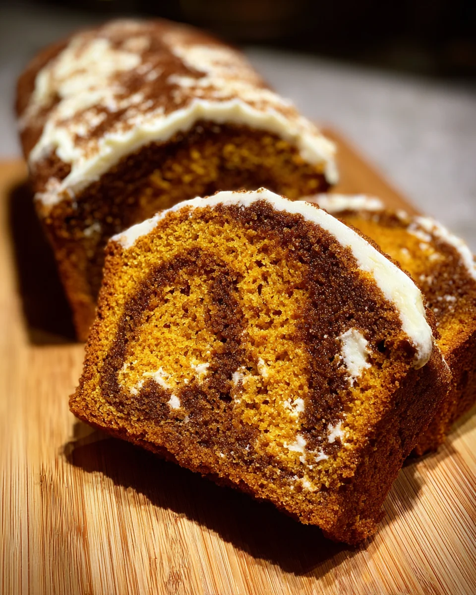 Holiday Spice Pumpkin Swirl Pound Cake
