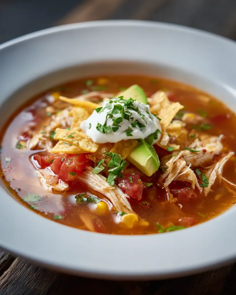 Instant Pot Chicken Tortilla Soup
