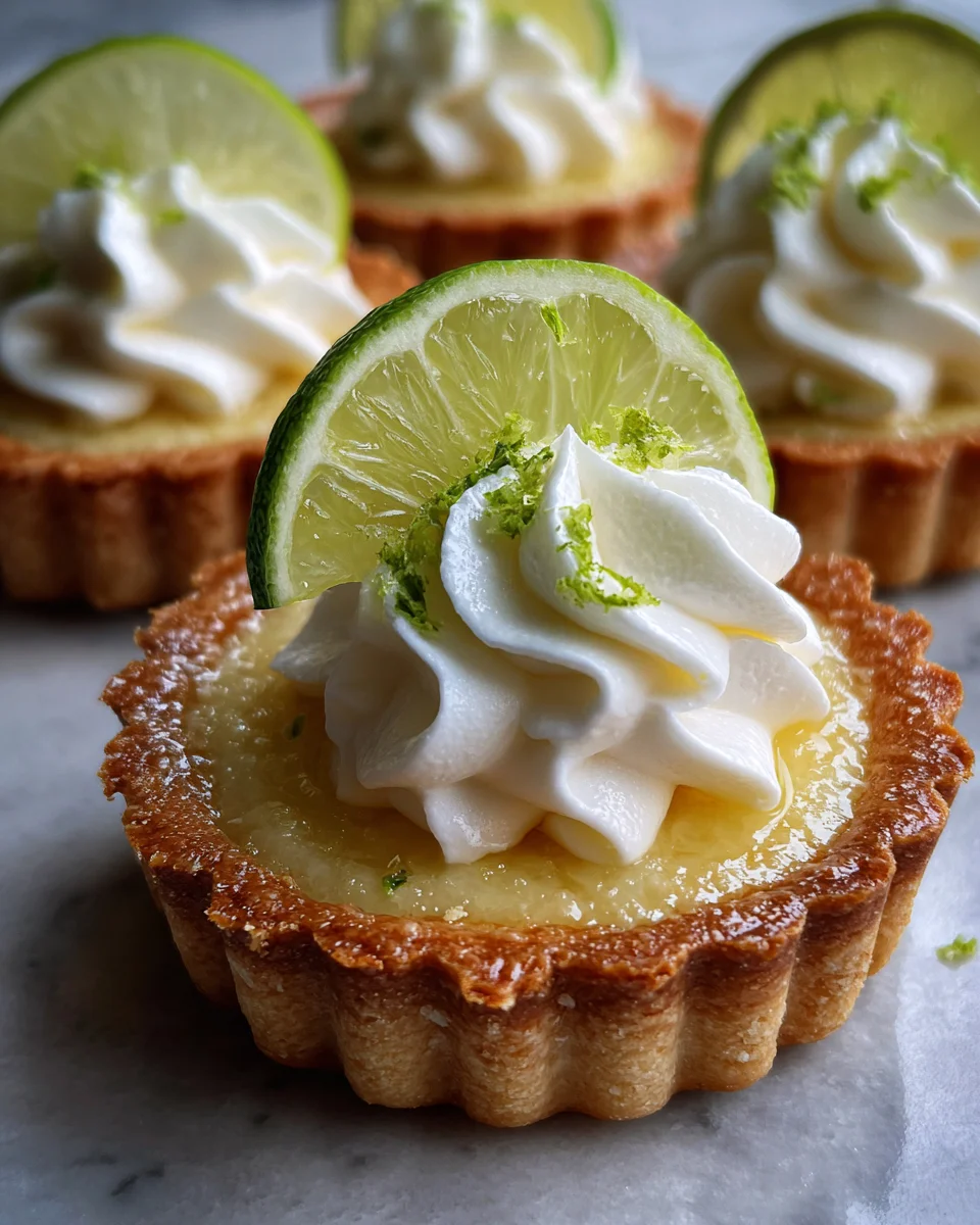 Key Lime Coconut Tartlets