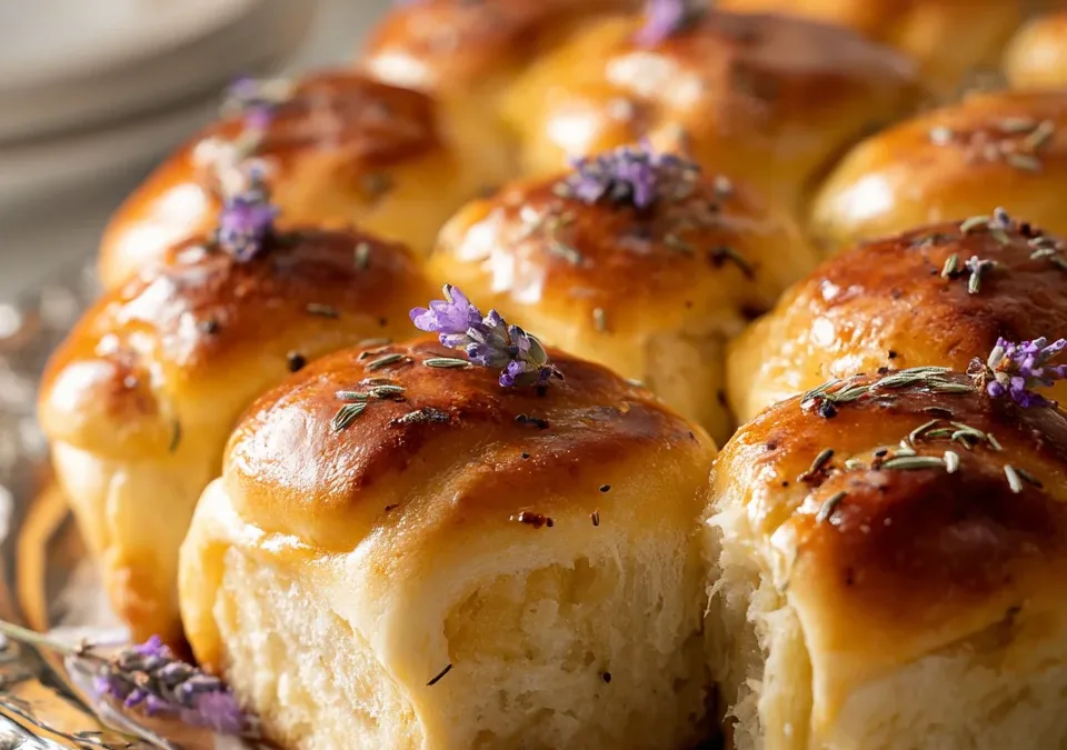Lemon Lavender Pull-Apart Rolls