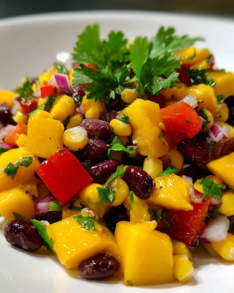 Mango Black Bean Corn Salad