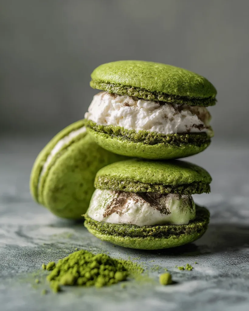 Matcha Mochi Ice Cream Sandwiches