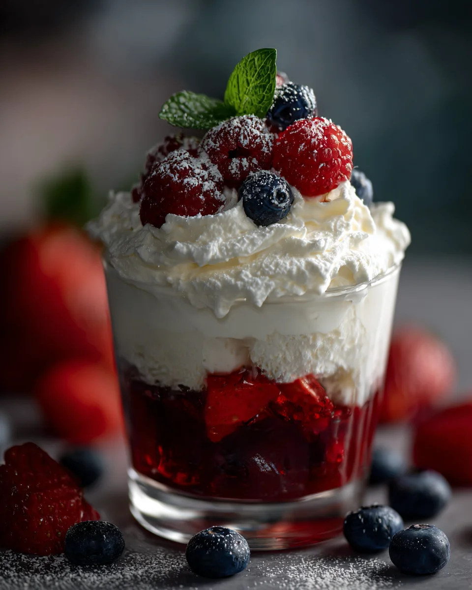 Memorial Day Berry Trifle with Vanilla Bean Cream