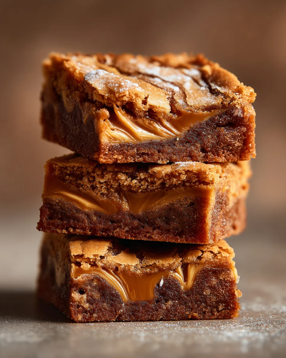 Miso Caramel Brown Butter Blondies