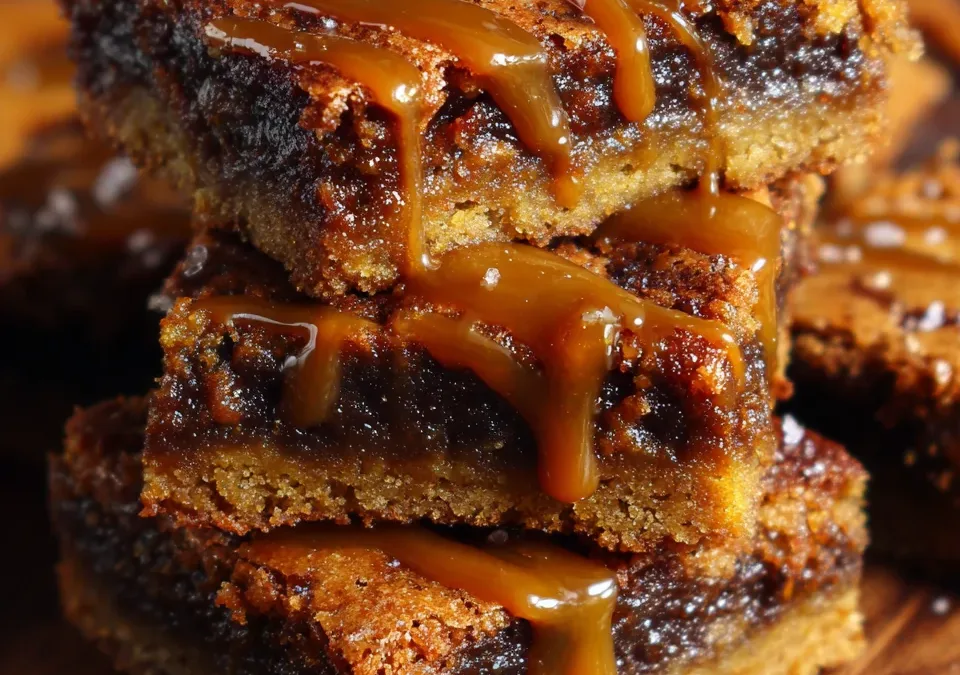 Miso Caramel Brown Butter Blondies