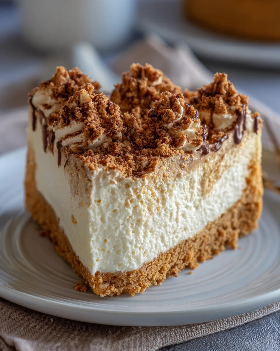 No-Bake Biscoff Cheesecake