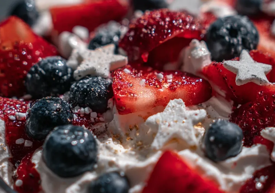 Patriotic Berry Eton Mess Trifle