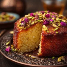 Persian Love Cake with Rose Water & Pistachio: A Fragrant, Elegant Delight