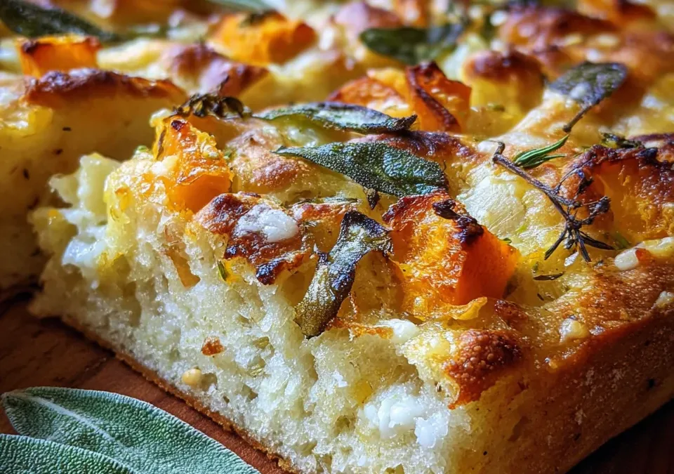 Pumpkin & Sage Focaccia