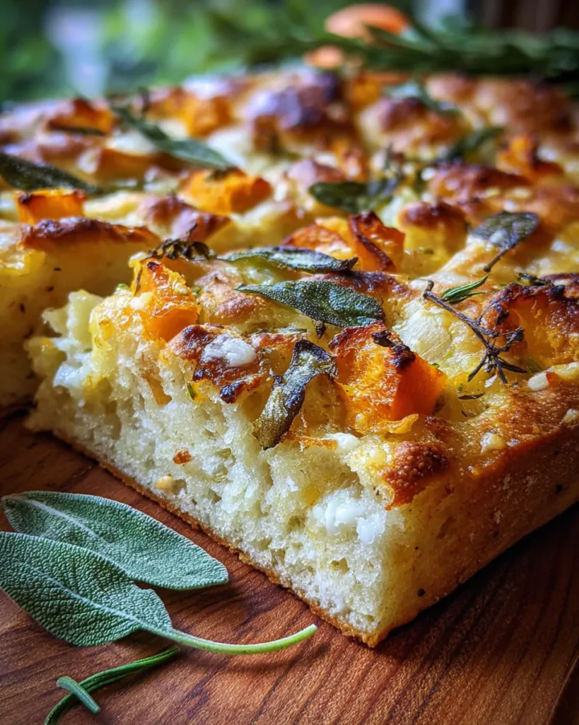 Pumpkin & Sage Focaccia