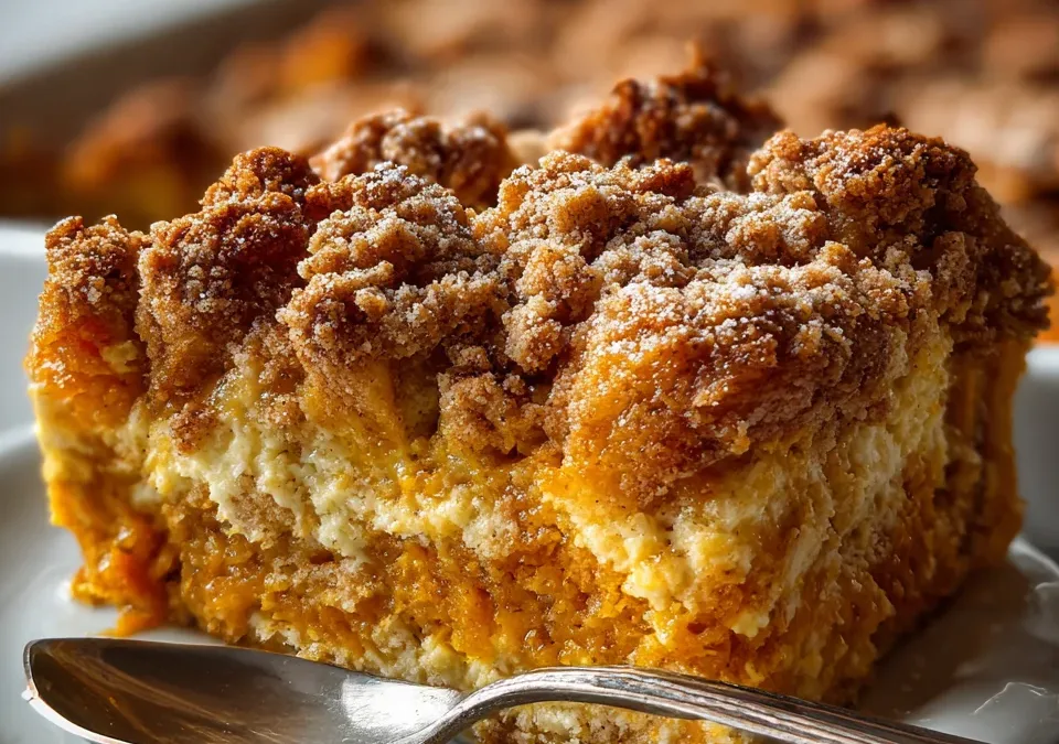 Pumpkin Streusel Dump Cake