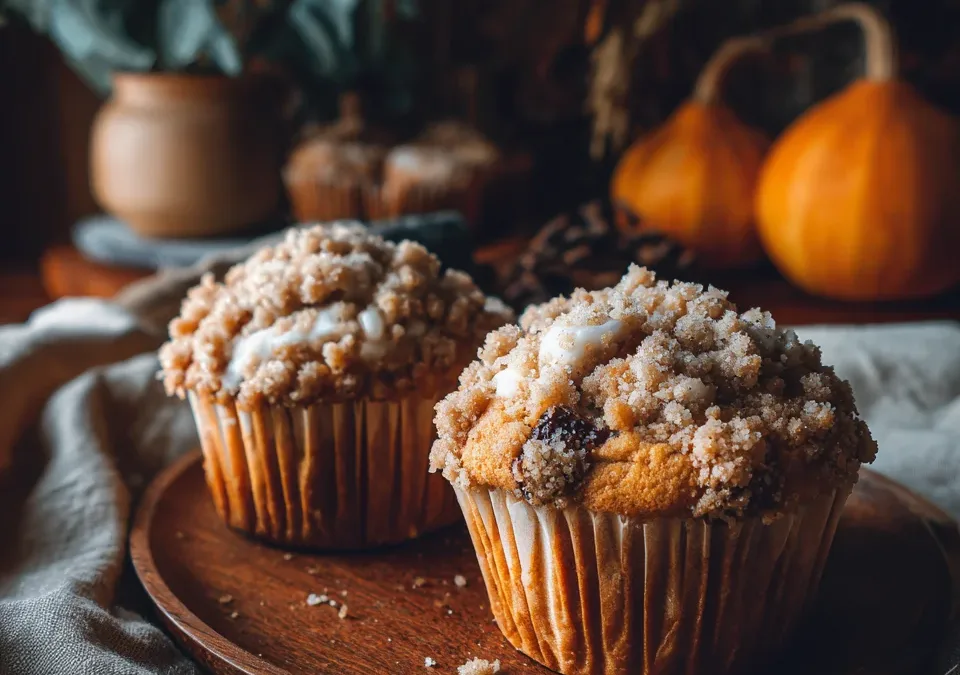 Pumpkin Streusel Muffins