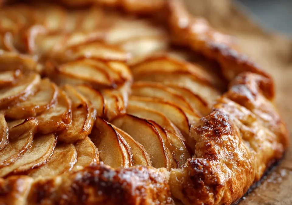 Salted Caramel Apple Galette