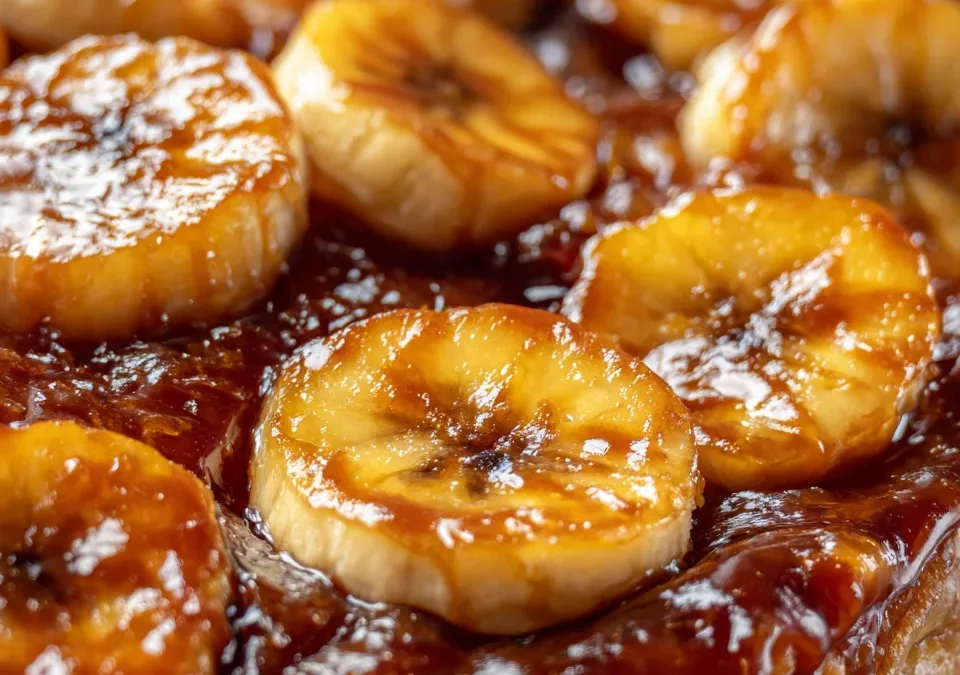 Salted Caramel & Banana Tarte Tatin