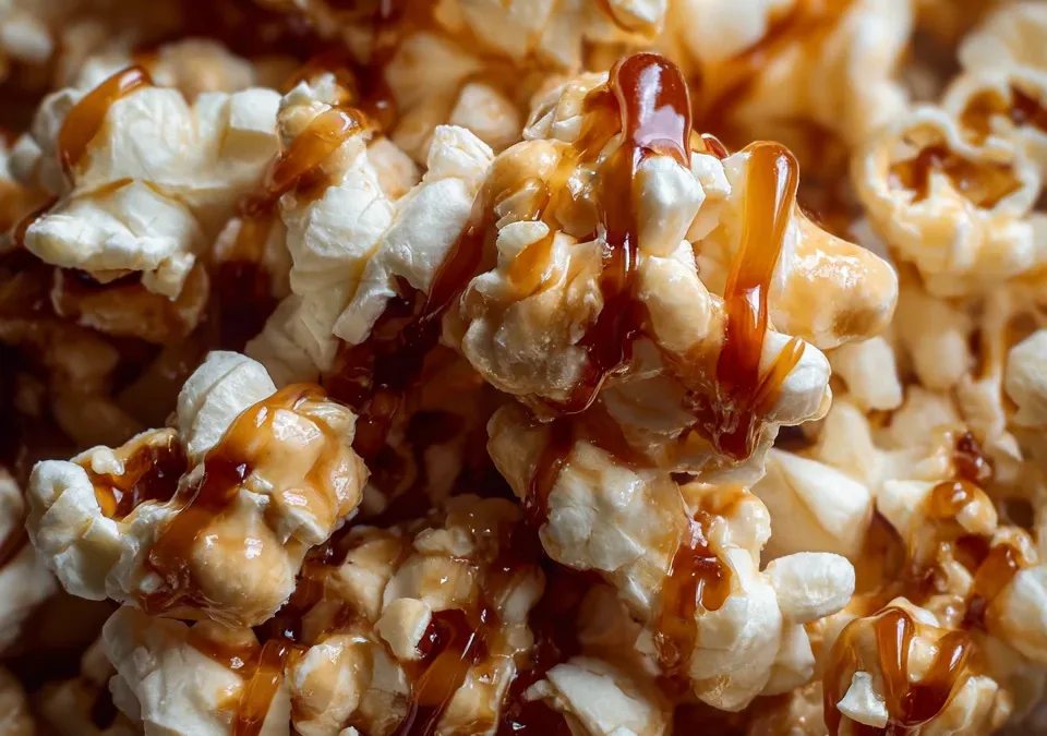 Salted Maple Popcorn Fudge