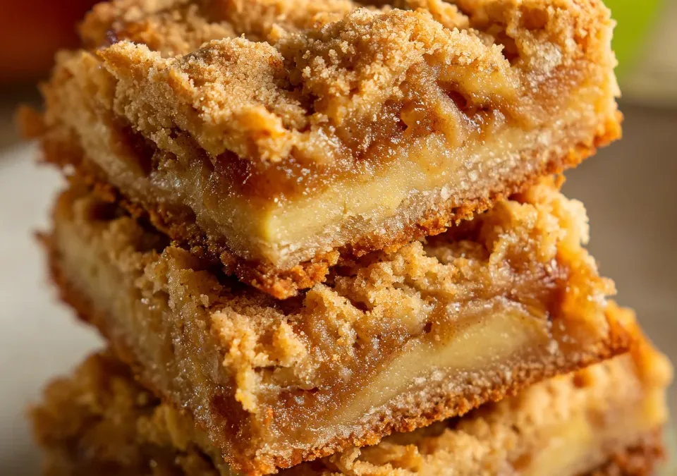 Simple Whole Wheat Apple Pie Bars