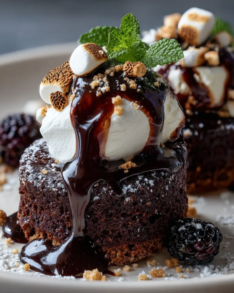 S’mores Lava Cakes