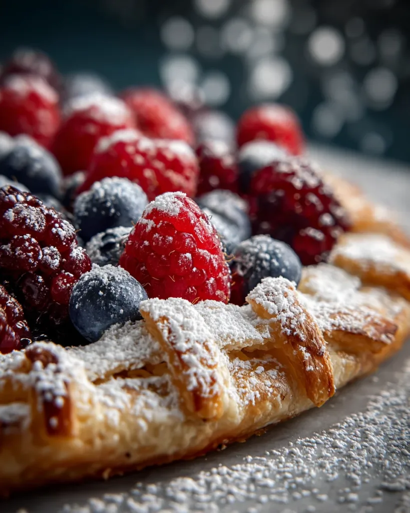 Star & Stripe Berry Galette