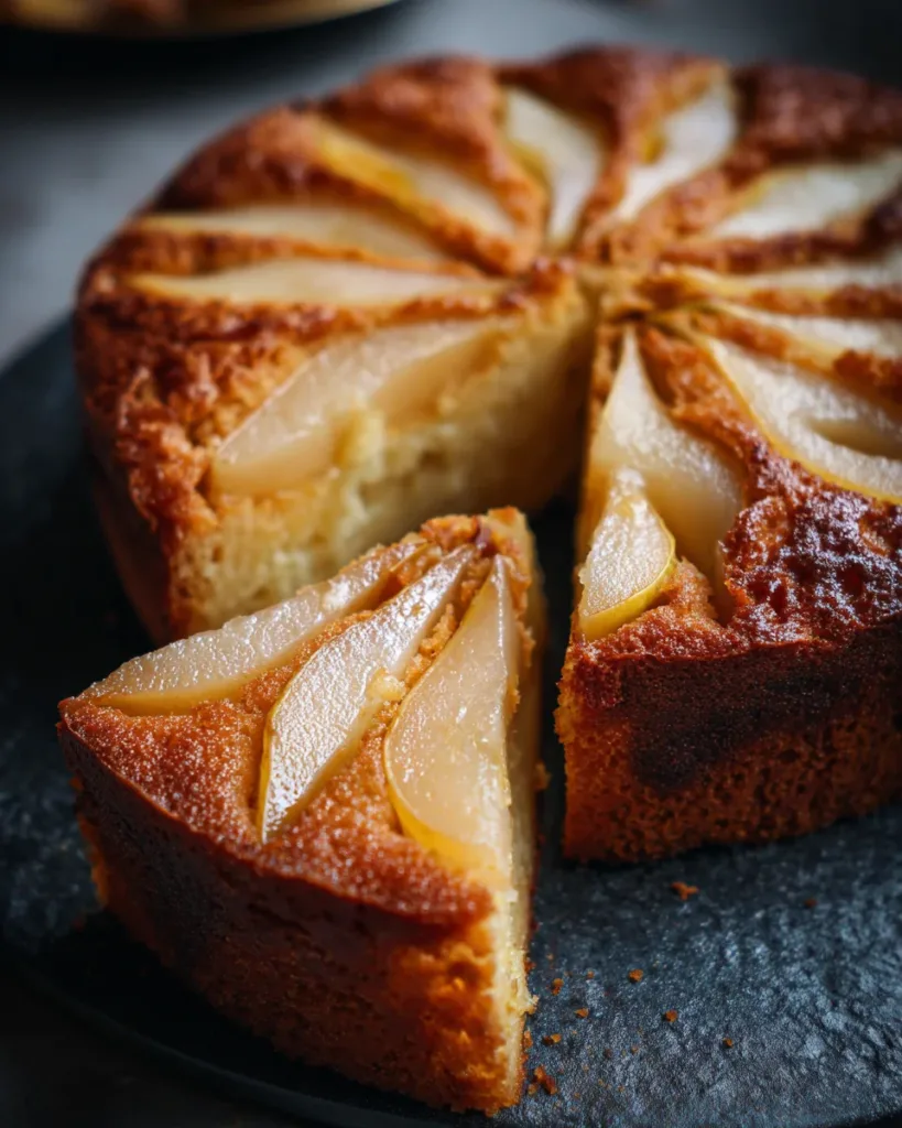 cardamom pear cake
