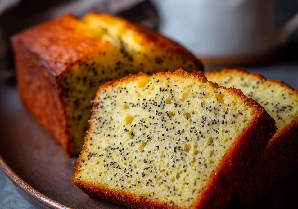 orange poppy seed yogurt cake