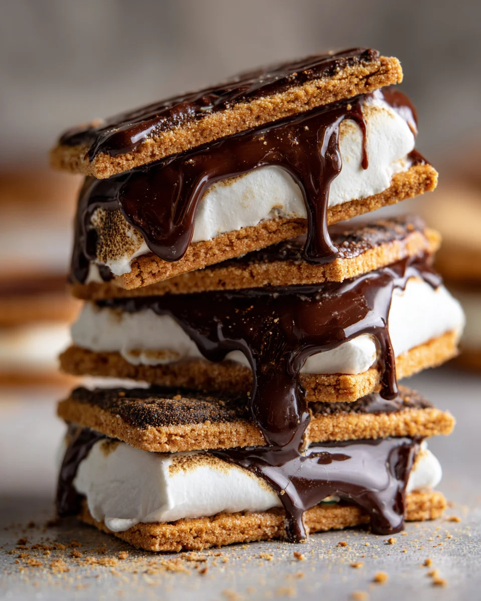 s’mores ice cream sandwiches