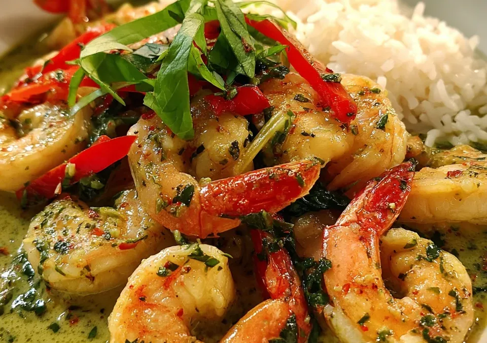 thai green curry shrimp