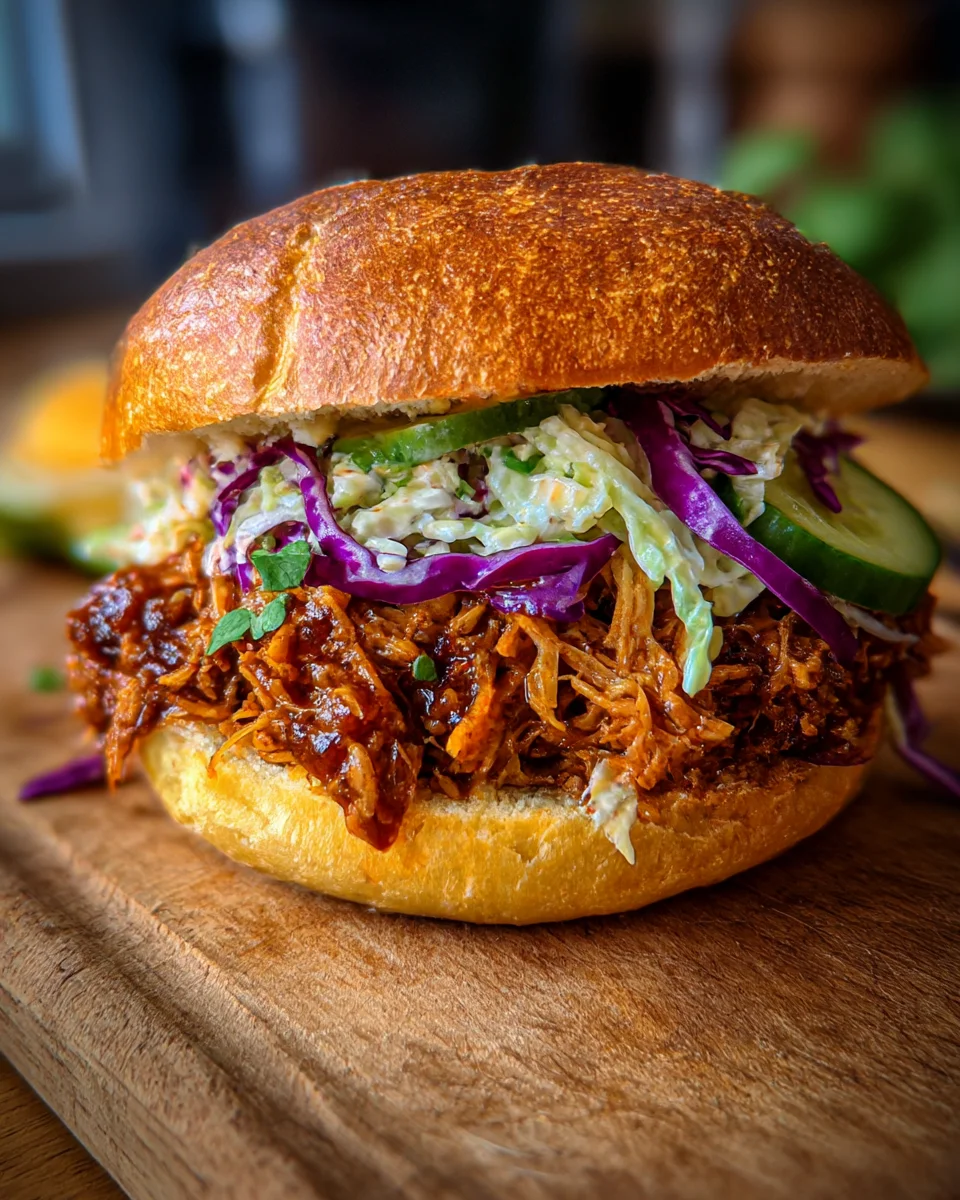 BBQ Pulled Jackfruit Sandwiches