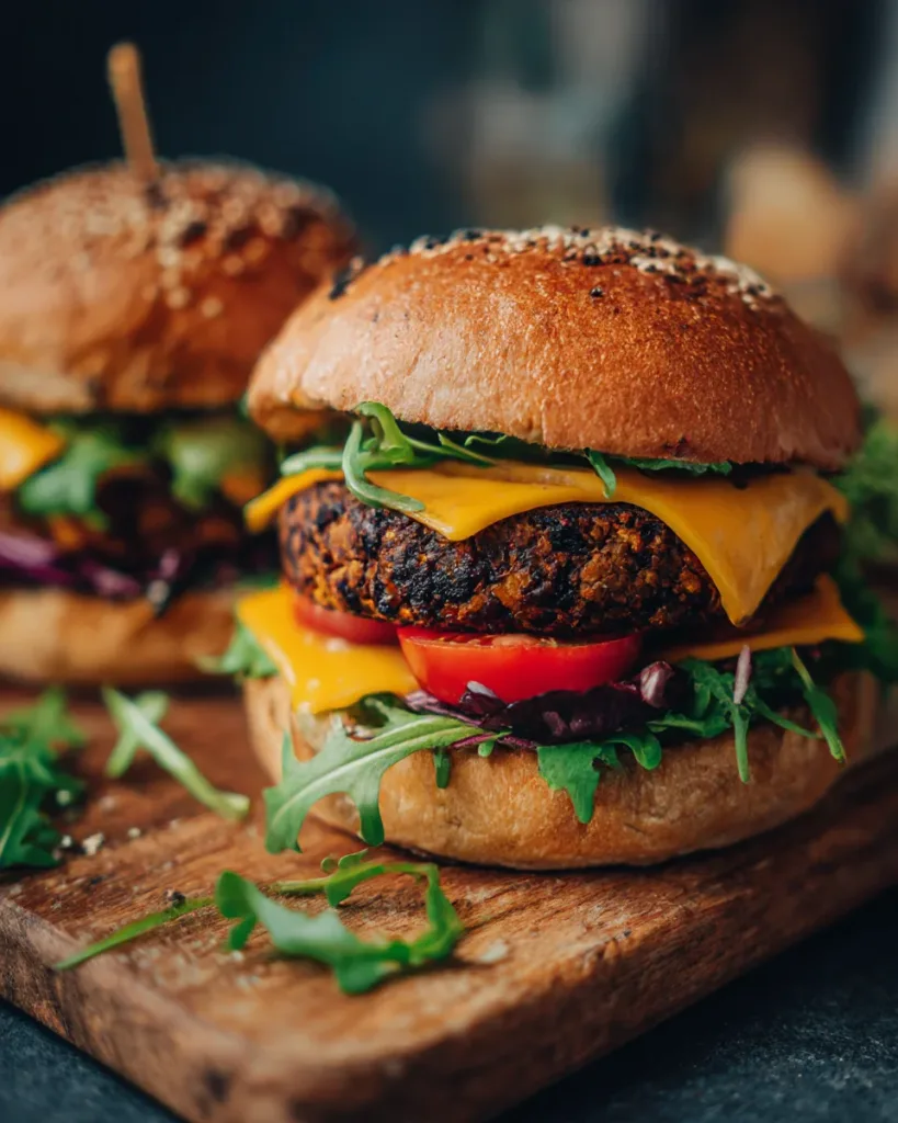 Black Bean Sweet Potato Burgers