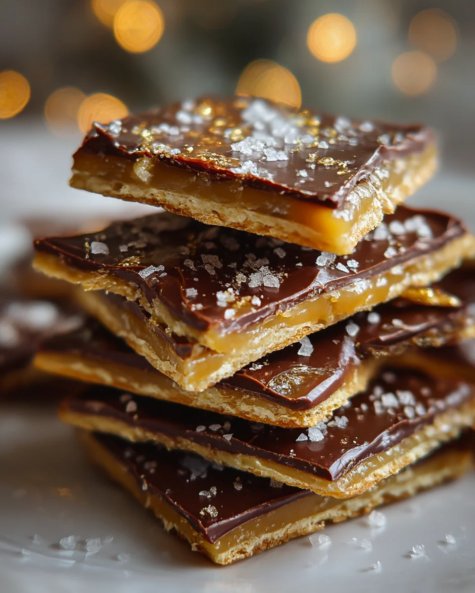 Christmas Crack Saltine Toffee