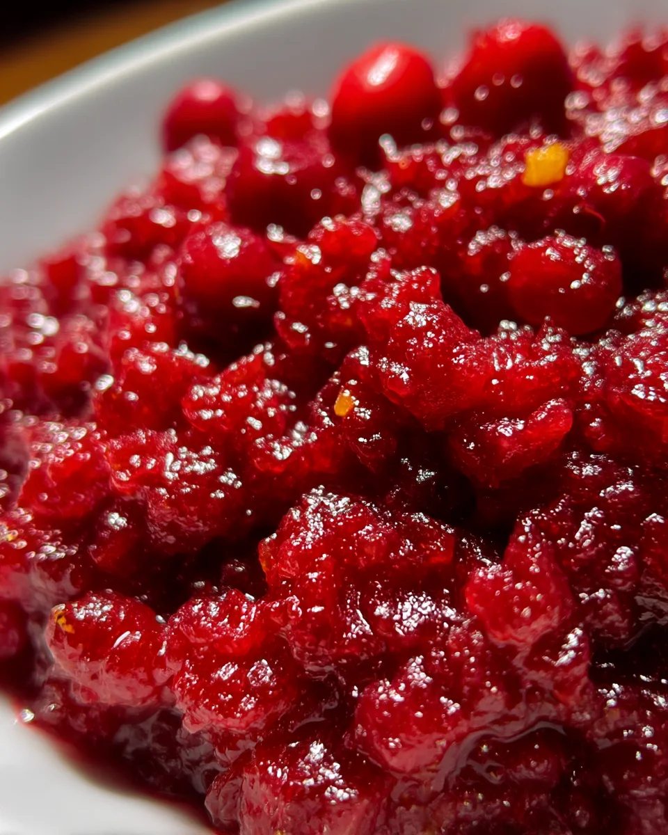Cranberry Orange Relish