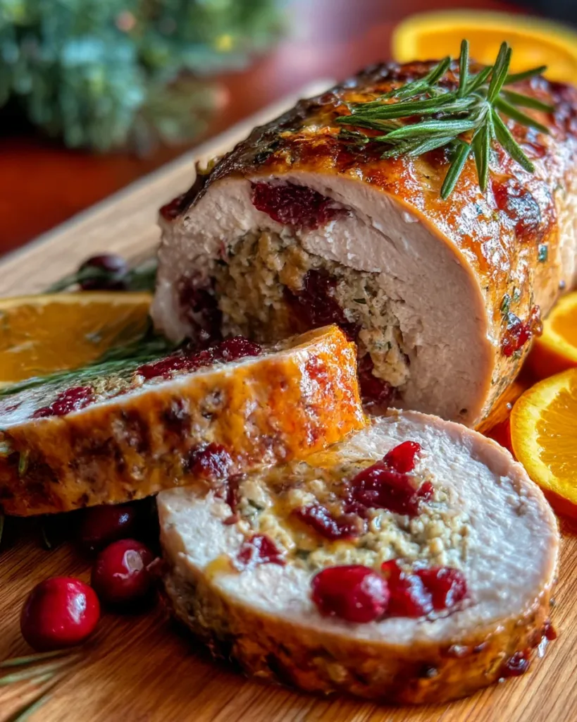 Cranberry-Orange Stuffed Pork Loin