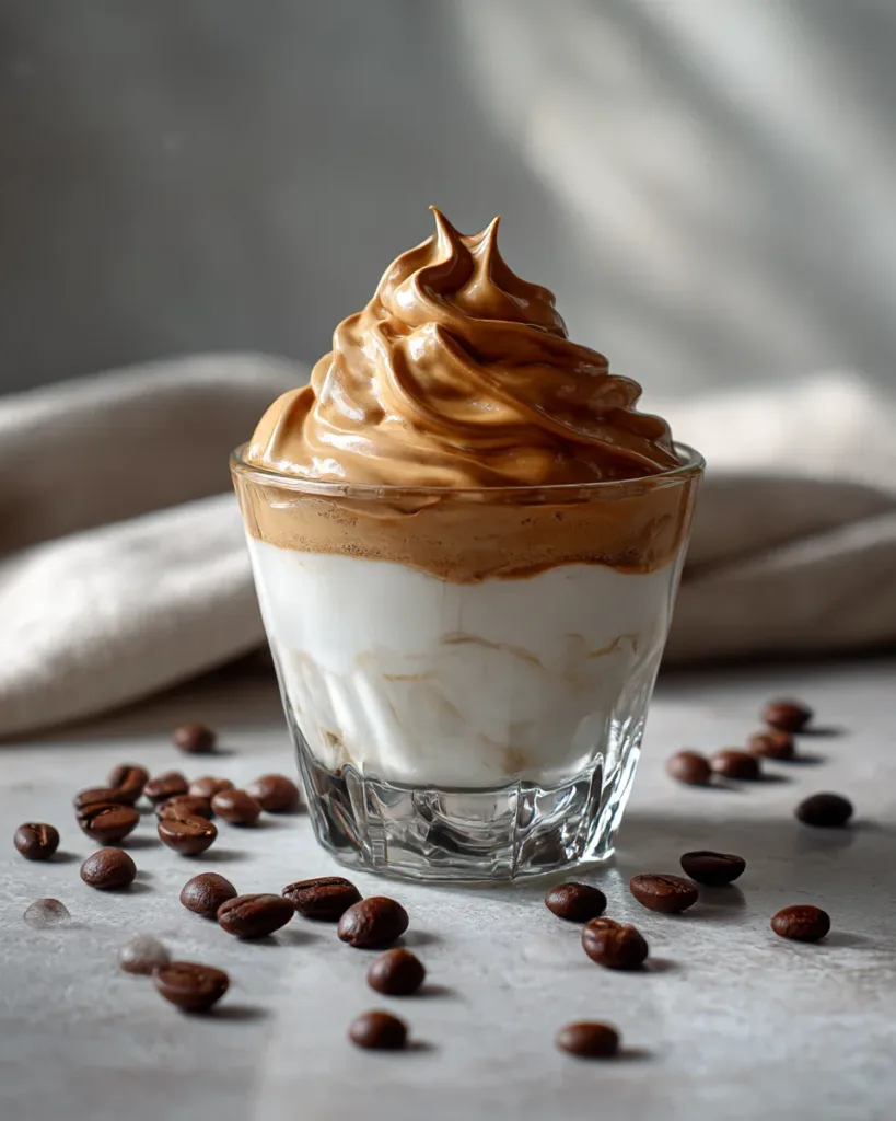 Dalgona Whipped Coffee Dessert