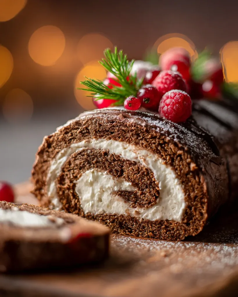 Easy Christmas Yule Log