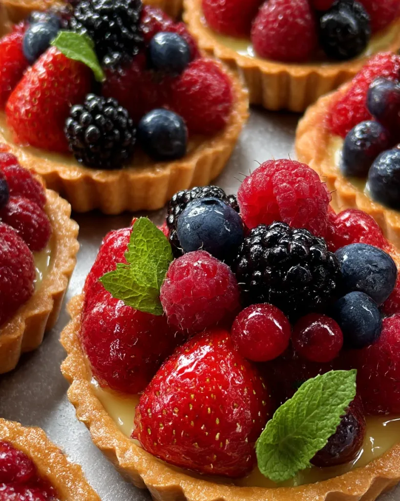 Fruit Tart with Almond Crust