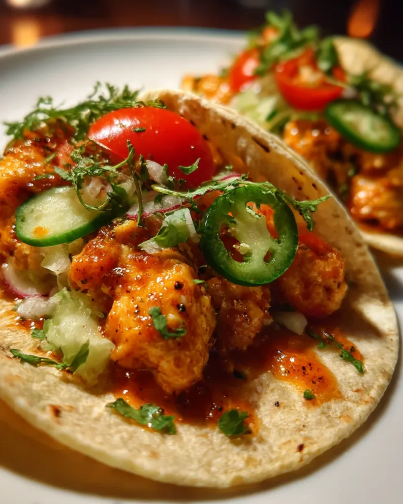 Ghost Pepper Chicken Tacos