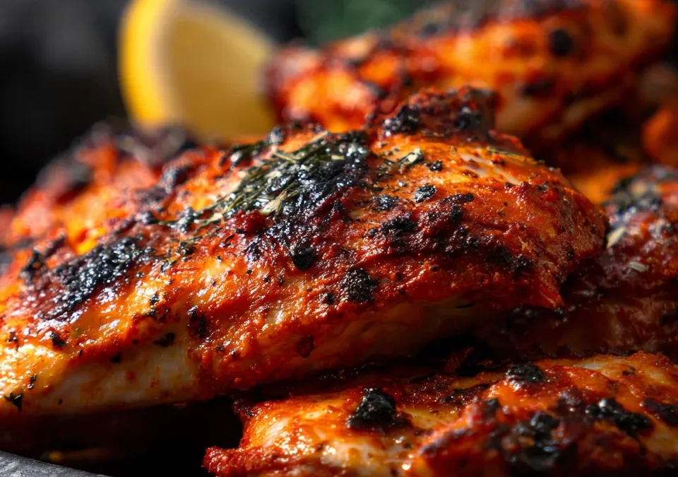 Harissa & Yogurt Roasted Chicken